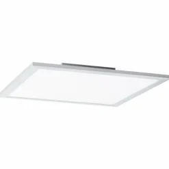 Luminaires Brilliant Éclairage Led|Plafonnier Brilliant Flat LED Argenté, 1 lumière, Télécommandes