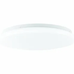 Plafonnier Brilliant Heddy LED Blanc, 1 lumière, Télécommandes, Changeur de couleurs