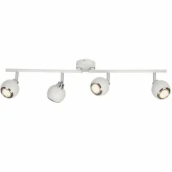 Luminaires Brilliant Éclairage Led|Plafonnier Brilliant Ina LED Blanc, 4 lumières