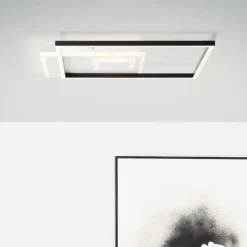 Luminaires Brilliant Éclairage Led|Plafonnier Brilliant Iorgo LED Blanc, 1 lumière