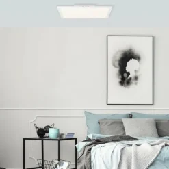 Luminaires Brilliant Éclairage Led|Plafonnier Brilliant Jacinda LED Blanc, 1 lumière, Télécommandes