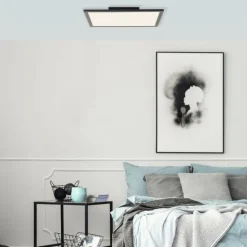 Luminaires Brilliant Éclairage Led|Plafonnier Brilliant Jacinda LED Noir, 1 lumière, Télécommandes