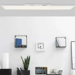 Luminaires Brilliant Éclairage Led|Plafonnier Brilliant Jacinda LED Blanc, 1 lumière, Télécommandes