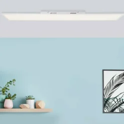 Luminaires Brilliant Éclairage Led|Plafonnier Brilliant Jacinda LED Blanc, 1 lumière, Télécommandes