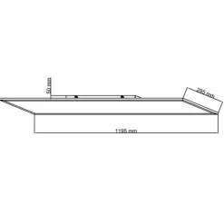 Luminaires Brilliant Éclairage Led|Plafonnier Brilliant Jacinda LED Noir, 1 lumière, Télécommandes