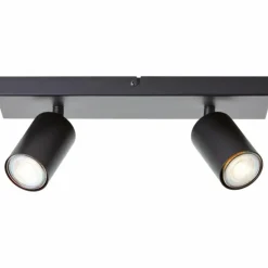 Luminaires Brilliant Éclairage Led|Plafonnier Brilliant Jello LED Noir, 2 lumières
