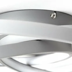 Luminaires Brilliant Éclairage Led|Plafonnier Brilliant Labyrinth LED Gris, 1 lumière