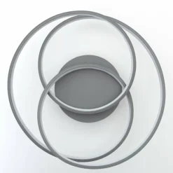 Luminaires Brilliant Éclairage Led|Plafonnier Brilliant Labyrinth LED Gris, 1 lumière