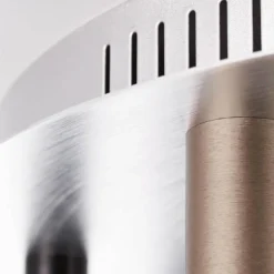 Luminaires Brilliant Éclairage Led|Plafonnier Brilliant Living Cembalo LED Brun, 12 lumières