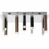 Luminaires Brilliant Éclairage Led|Plafonnier Brilliant Living Cembalo LED Brun, 12 lumières