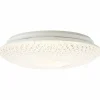 Luminaires Brilliant Éclairage Led|Plafonnier Brilliant Lucian LED Blanc, 1 lumière, Télécommandes, Changeur de couleurs