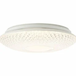 Luminaires Brilliant Éclairage Led|Plafonnier Brilliant Lucian LED Blanc, 1 lumière, Télécommandes, Changeur de couleurs