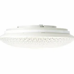 Luminaires Brilliant Éclairage Led|Plafonnier Brilliant Lucian LED Blanc, 1 lumière, Télécommandes, Changeur de couleurs