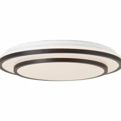 Luminaires Brilliant Éclairage Led|Plafonnier Brilliant Luciano LED Noir, Blanc, 1 lumière, Télécommandes