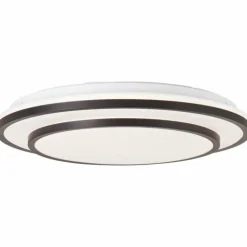 Luminaires Brilliant Éclairage Led|Plafonnier Brilliant Luciano LED Noir, Blanc, 1 lumière, Télécommandes