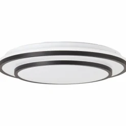 Luminaires Brilliant Éclairage Led|Plafonnier Brilliant Luciano LED Noir, Blanc, 1 lumière, Télécommandes