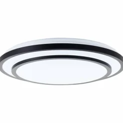Luminaires Brilliant Éclairage Led|Plafonnier Brilliant Luciano LED Blanc, 1 lumière, Télécommandes