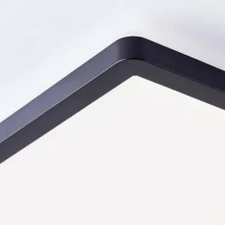 Luminaires Brilliant Éclairage Led|Plafonnier Brilliant Milton LED Noir, 1 lumière