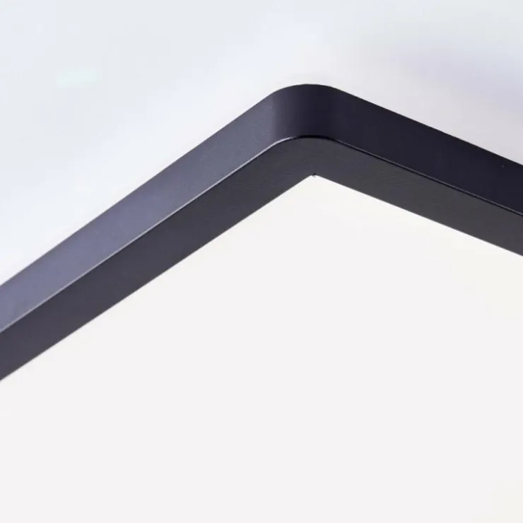 Luminaires Brilliant Éclairage Led|Plafonnier Brilliant Milton LED Noir, 1 lumière