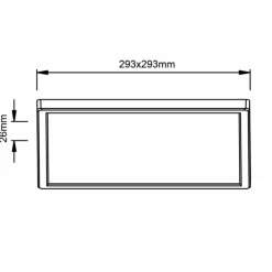 Luminaires Brilliant Éclairage Led|Plafonnier Brilliant Milton LED Noir, 1 lumière