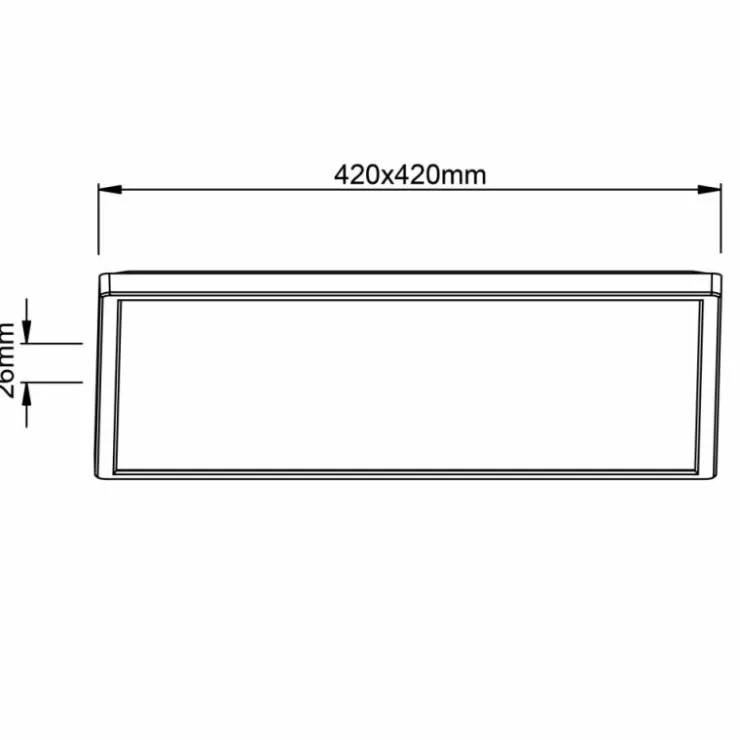 Luminaires Brilliant Éclairage Led|Plafonnier Brilliant Milton LED Blanc, 1 lumière