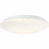 Luminaires Brilliant Éclairage Led|Plafonnier Brilliant Nunya LED Chrome, Blanc, 1 lumière
