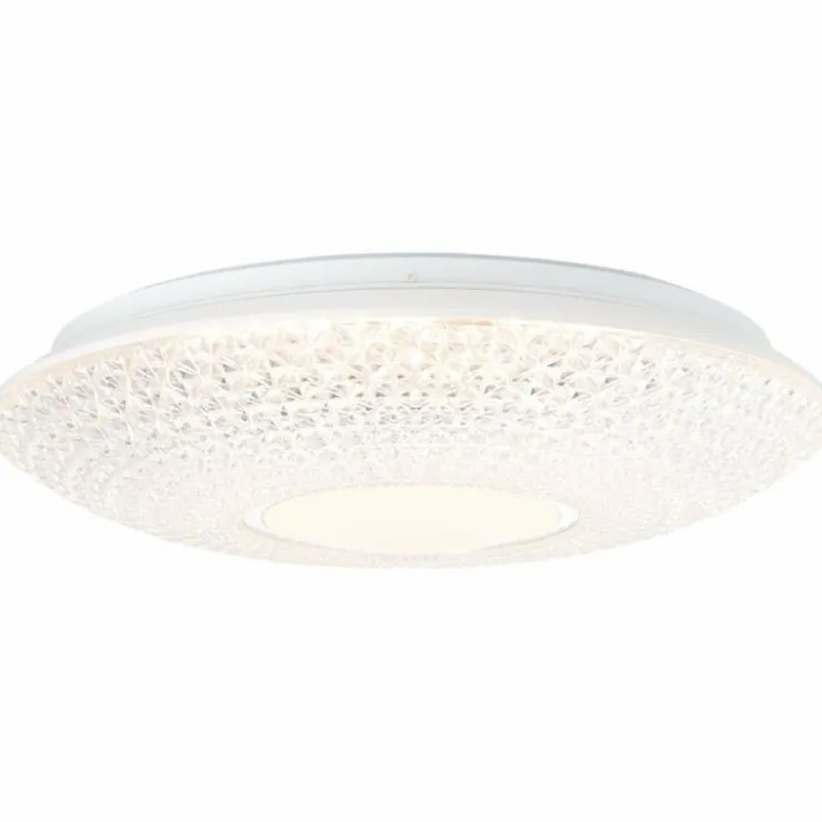 Luminaires Brilliant Éclairage Led|Plafonnier Brilliant Nunya LED Chrome, Blanc, 1 lumière
