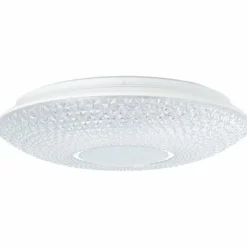 Luminaires Brilliant Éclairage Led|Plafonnier Brilliant Nunya LED Chrome, Blanc, 1 lumière