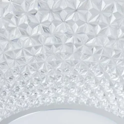 Luminaires Brilliant Éclairage Led|Plafonnier Brilliant Nunya LED Chrome, Blanc, 1 lumière