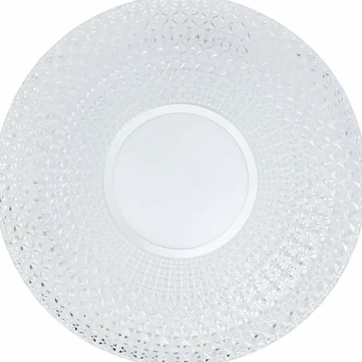 Luminaires Brilliant Éclairage Led|Plafonnier Brilliant Nunya LED Chrome, Blanc, 1 lumière