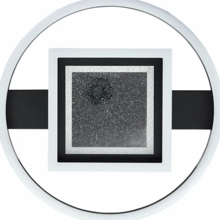Luminaires Brilliant Éclairage Led|Plafonnier Brilliant Queens LED Noir, 1 lumière