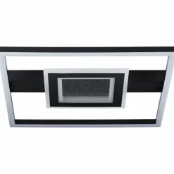 Luminaires Brilliant Éclairage Led|Plafonnier Brilliant Queens LED Noir, 1 lumière