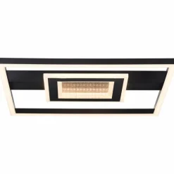 Luminaires Brilliant Éclairage Led|Plafonnier Brilliant Queens LED Noir, 1 lumière
