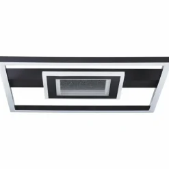 Luminaires Brilliant Éclairage Led|Plafonnier Brilliant Queens LED Noir, 1 lumière