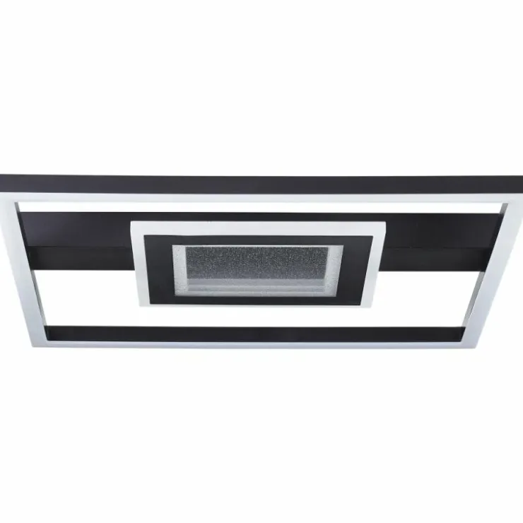 Luminaires Brilliant Éclairage Led|Plafonnier Brilliant Queens LED Noir, 1 lumière