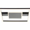 Luminaires Brilliant Éclairage Led|Plafonnier Brilliant Reno LED Noir, 1 lumière