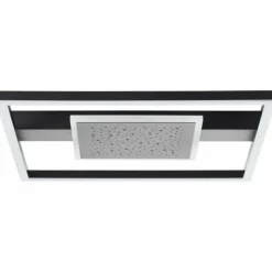 Luminaires Brilliant Éclairage Led|Plafonnier Brilliant Reno LED Noir, 1 lumière
