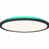 Luminaires Brilliant Éclairage Led|Plafonnier Brilliant Saltery LED Noir, Blanc, 1 lumière, Télécommandes, Changeur de couleurs