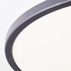 Luminaires Brilliant Éclairage Led|Plafonnier Brilliant Saltery LED Noir, Blanc, 1 lumière, Télécommandes, Changeur de couleurs
