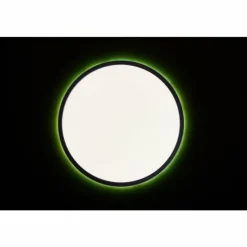 Luminaires Brilliant Éclairage Led|Plafonnier Brilliant Saltery LED Noir, Blanc, 1 lumière, Télécommandes, Changeur de couleurs