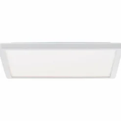 Luminaires Brilliant Éclairage Led|Plafonnier Brilliant Saltery LED Blanc, 1 lumière, Télécommandes, Changeur de couleurs