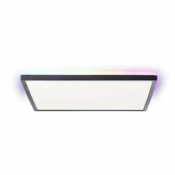 Luminaires Brilliant Éclairage Led|Plafonnier Brilliant Saltery LED Noir, Blanc, 1 lumière, Télécommandes, Changeur de couleurs