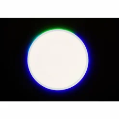 Luminaires Brilliant Éclairage Led|Plafonnier Brilliant Saltery LED Blanc, 1 lumière, Télécommandes, Changeur de couleurs