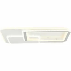Luminaires Brilliant Éclairage Led|Plafonnier Brilliant Savare LED Gris, Blanc, 1 lumière, Télécommandes