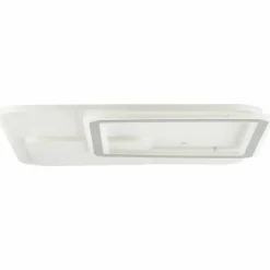 Luminaires Brilliant Éclairage Led|Plafonnier Brilliant Savare LED Gris, Blanc, 1 lumière, Télécommandes