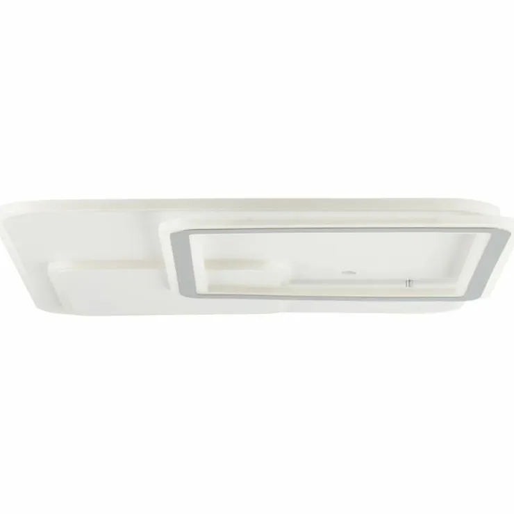 Luminaires Brilliant Éclairage Led|Plafonnier Brilliant Savare LED Gris, Blanc, 1 lumière, Télécommandes