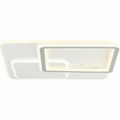 Luminaires Brilliant Éclairage Led|Plafonnier Brilliant Savare LED Gris, Blanc, 1 lumière, Télécommandes