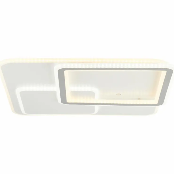 Luminaires Brilliant Éclairage Led|Plafonnier Brilliant Savare LED Gris, Blanc, 1 lumière, Télécommandes