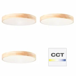 Luminaires Brilliant Éclairage Led|Plafonnier Brilliant Slimline LED Blanc, 1 lumière, Télécommandes
