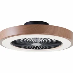 Plafonnier Brilliant Slimline LED Noir, 1 lumière, Télécommandes